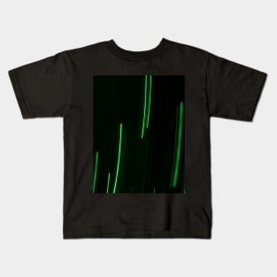 Green blurred lights Kids T-Shirt